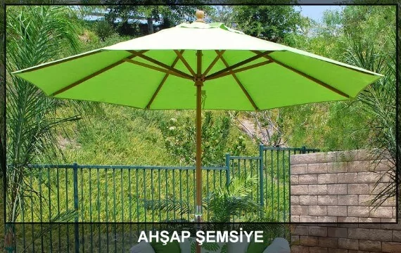 Akbrella Ahşap Güneş şemsiyesi AHP-11