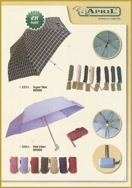 April Yağmur şemsiyeleri APL-06