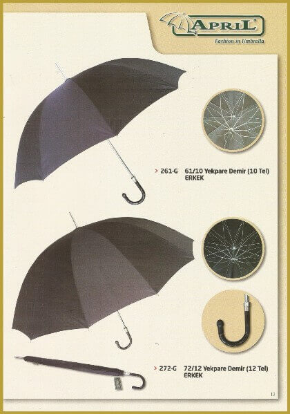 April Yağmur şemsiyeleri APL-12