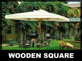 Square wooden umbrellas prices