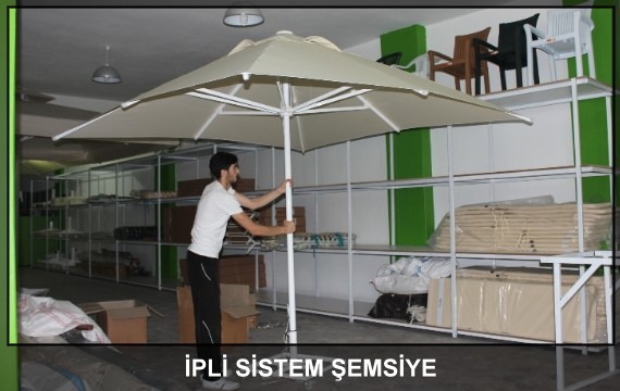 300x300cm eteksiz ipli sistem şemsiye