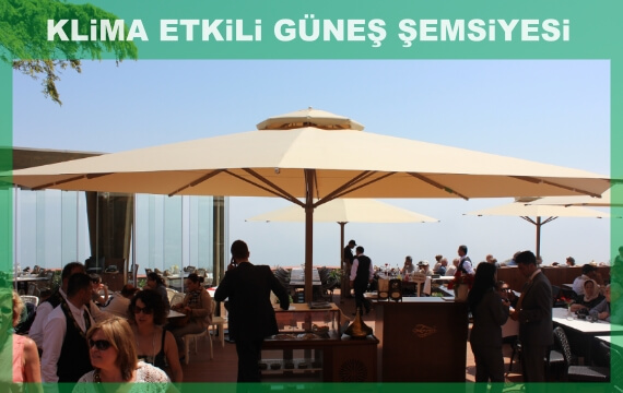 Klimalı bahçe şemsiyesi 2