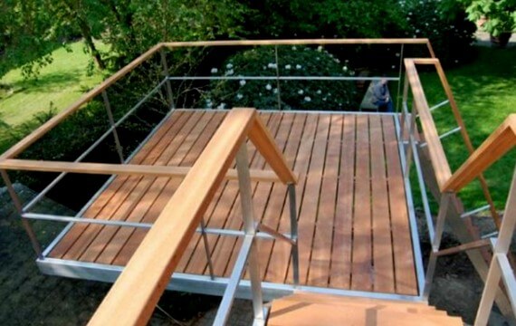 lambiri balkon uygulama ahsap balkon