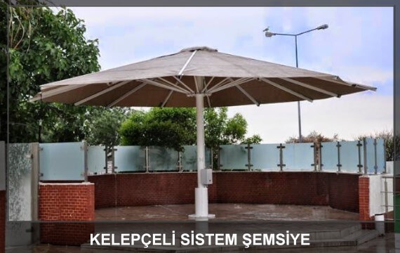 Işıklı Teras şemsiyesi 8