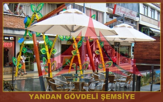 Yandan gövdeli şemsiye F