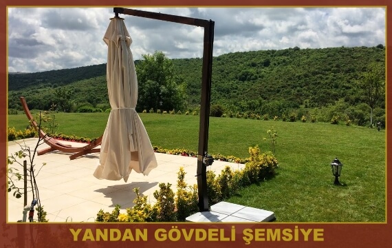 Yandan gövdeli şemsiye L